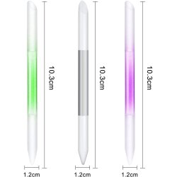 ⭐ Juego x6 limas de cristal para Uñas Manicure Profesional