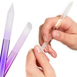 ⭐ Juego x6 limas de cristal para Uñas Manicure Profesional