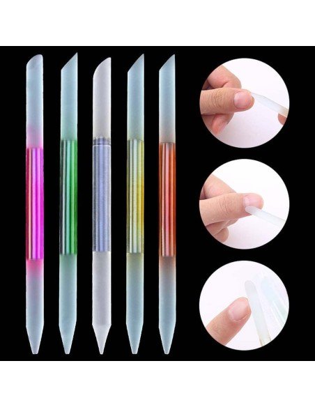 ⭐ Juego x6 limas de cristal para Uñas Manicure Profesional ⭐ Juego x6 limas de cristal para Uñas Manicure Profesional