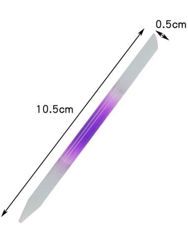 ⭐ Juego x6 limas de cristal para Uñas Manicure Profesional