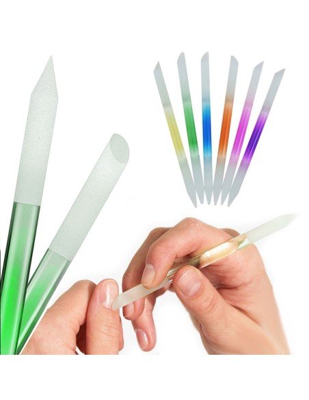 ⭐ Juego x6 limas de cristal para Uñas Manicure Profesional ⭐ Juego x6 limas de cristal para Uñas Manicure Profesional