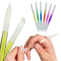 ⭐ Juego x6 limas de cristal para Uñas Manicure Profesional