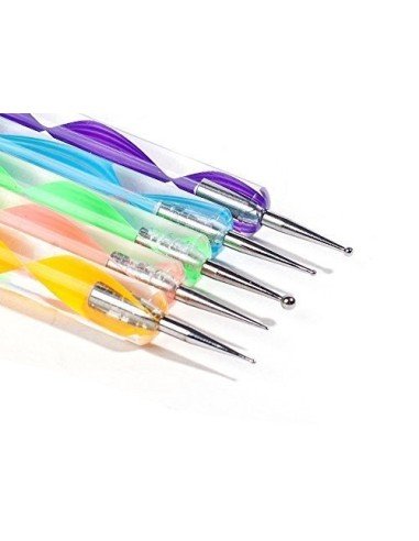 ⭐ Set x6 Pinceles Rainbow Brush Arco Iris Arte Escolar