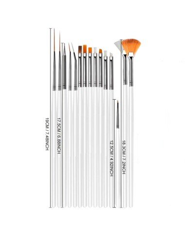 ⭐ Set x6 Pinceles Rainbow Brush Arco Iris Arte Escolar