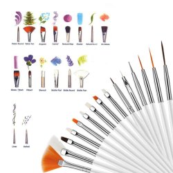 ⭐ Set x6 Pinceles Rainbow Brush Arco Iris Arte Escolar