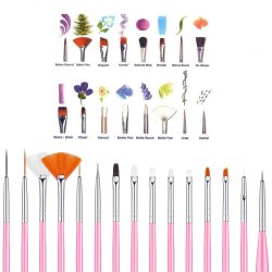 ⭐ Set x6 Pinceles Rainbow Brush Arco Iris Arte Escolar