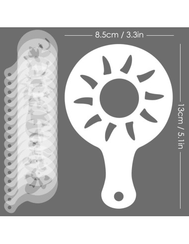 ⭐ Set x 16 Moldes de silicona para cupcakes Muffin Magdalenas
