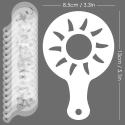 ⭐ Set x 16 Moldes de silicona para cupcakes Muffin Magdalenas