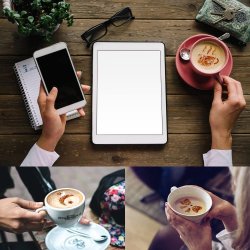 ⭐ Set x 16 Moldes de silicona para cupcakes Muffin Magdalenas