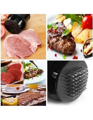 Ablandador Tenderizador De Carne De Res Cerdo Pescado Pollo Con 56 Cuchillas Acero Inoxidable