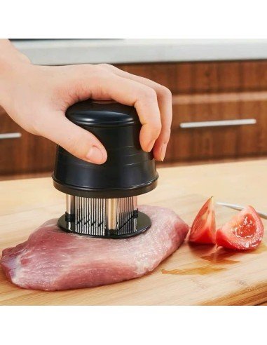Ablandador Tenderizador Carne Pollo Pescado Res Cerdo con 56 Cuchillas Acero Inoxidable