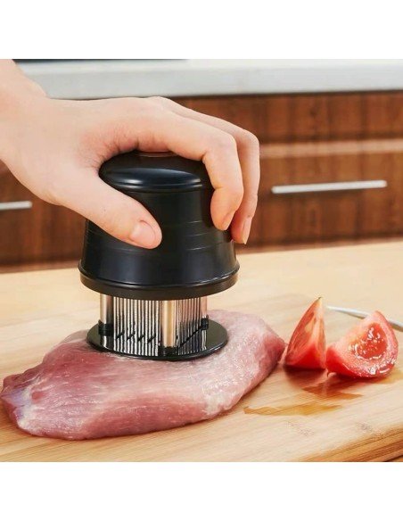 Ablandador Tenderizador Carne Pollo Pescado Res Cerdo con 56 Cuchillas Acero Inoxidable Ablandador Tenderizador Carne Pollo Pescado Res Cerdo con 56 Cuchillas Acero Inoxidable