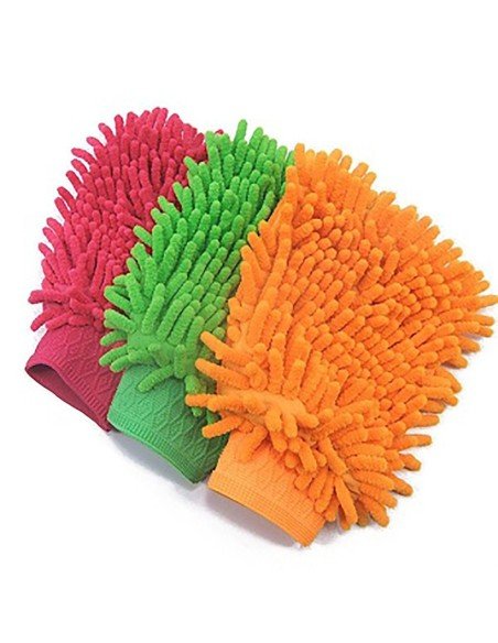 Setx2 Guantes Ultra-limpieza Microfibra Atrapa Polvo Setx2 Guantes Ultra-limpieza Microfibra Atrapa Polvo