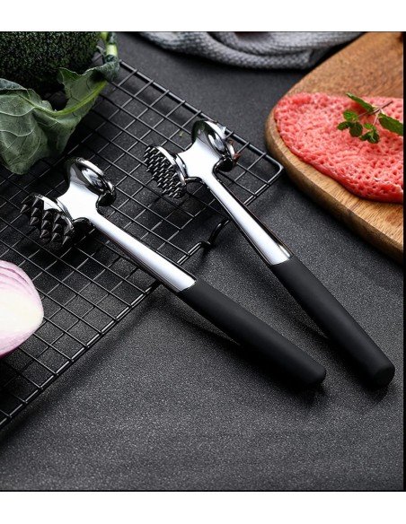 Martillo Ablandador De Carne Res Cerdo Pollo Pescado Acero Inoxidable Mazo Martillo Ablandador De Carne Res Cerdo Pollo Pescado Acero Inoxidable Mazo