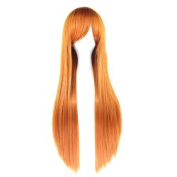 ⭐ Peluca de Kanekalon Lisa 80 Cm Cosplay Cabello largo