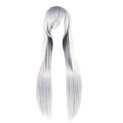 ⭐ Peluca de Kanekalon Lisa 80 Cm Cosplay Cabello largo