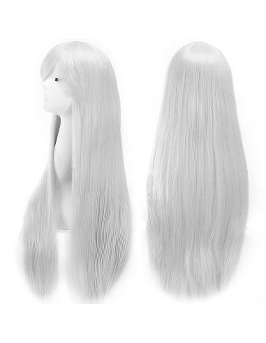 ⭐ Peluca de Kanekalon Lisa 80 Cm Cosplay Cabello largo
