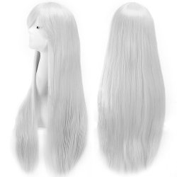 ⭐ Peluca de Kanekalon Lisa 80 Cm Cosplay Cabello largo