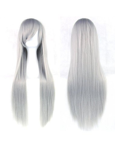 ⭐ Peluca de Kanekalon Lisa 80 Cm Cosplay Cabello largo