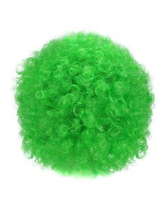 ⭐ Peluca Afro de Fantasía Verde Limón 2