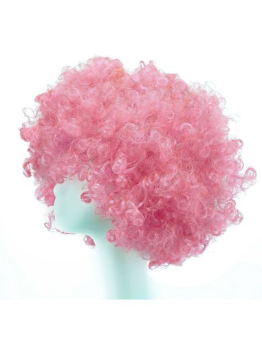 ⭐ Peluca Afro de Fantasía Fucsia