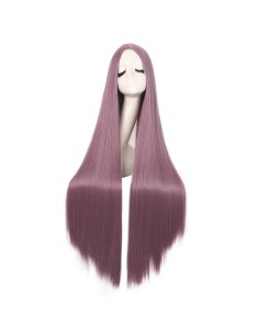 ⭐ Peluca Cosplay lisa 100cm Kanekalon - Mandarina