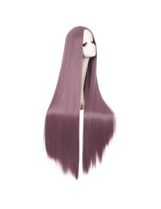 ⭐ Peluca Cosplay lisa 100cm Kanekalon - Mandarina 2