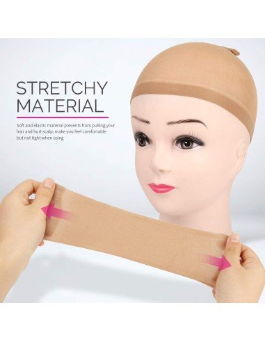 ⭐ Capa para cabello ideal para usar con pelucas o gorros
