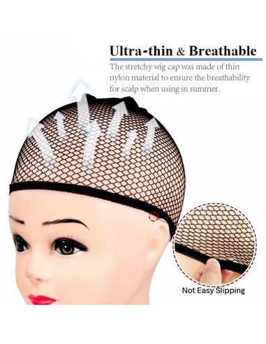 ⭐ Capa para cabello ideal para usar con pelucas o gorros