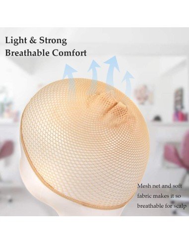 ⭐ Capa para cabello ideal para usar con pelucas o gorros