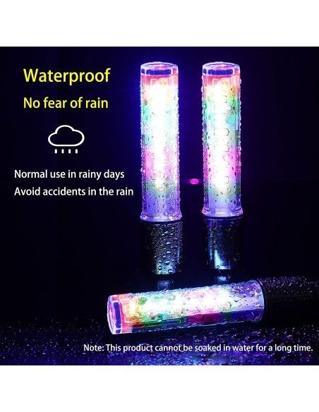 Setx2 Tapa Válvula de llantas Luz Led Multicolor Bici Car Setx2 Tapa Válvula de llantas Luz Led Multicolor Bici Car