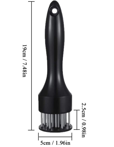 Ablandador Tenderizador Carne Pollo Pescado Res Cerdo con 20 Cuchillas Acero Inoxidable