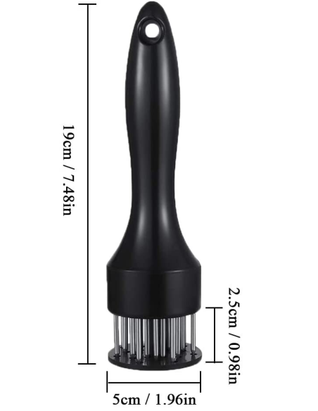 Ablandador Tenderizador Carne Pollo Pescado Res Cerdo con 20 Cuchillas Acero Inoxidable Ablandador Tenderizador Carne Pollo Pescado Res Cerdo con 20 Cuchillas Acero Inoxidable