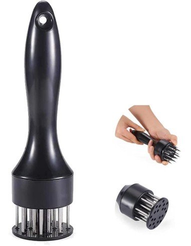 Ablandador Tenderizador Carne Pollo Pescado Res Cerdo con 20 Cuchillas Acero Inoxidable