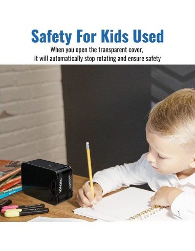 Sacapuntas Tajalápiz Eléctrico Automático Portátil