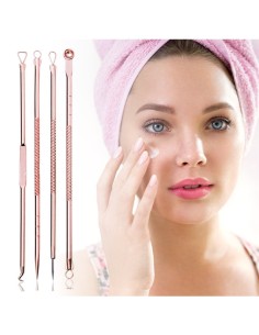 ⭐ Set x4 Herramientas para remover espinillas y acné, Limpieza 2