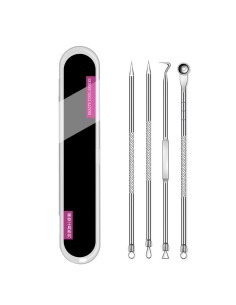 ⭐ Set x4 Herramientas para remover espinillas y acné, Limpieza 2