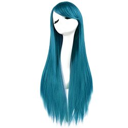⭐ Peluca de Kanekalon Lisa 80 Cm Cosplay Cabello largo