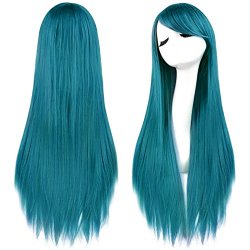 ⭐ Peluca de Kanekalon Lisa 80 Cm Cosplay Cabello largo