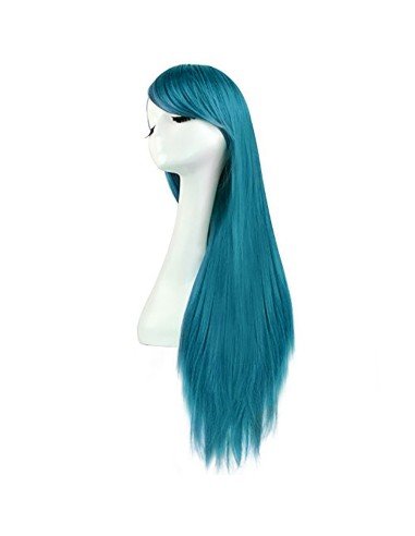 ⭐ Peluca de Kanekalon Lisa 80 Cm Cosplay Cabello largo