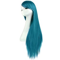 ⭐ Peluca de Kanekalon Lisa 80 Cm Cosplay Cabello largo