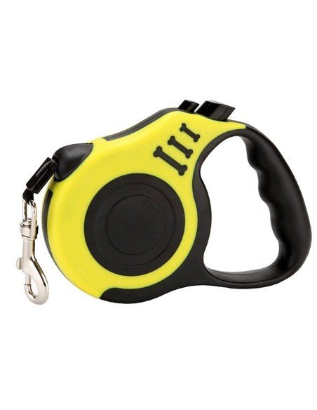 Correa Retráctil Estampada para mascotas 4.5mts Perros Max 18kg