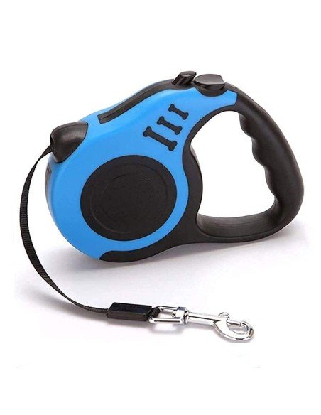 Correa Retráctil Estampada para mascotas 4.5mts Perros Max 18kg