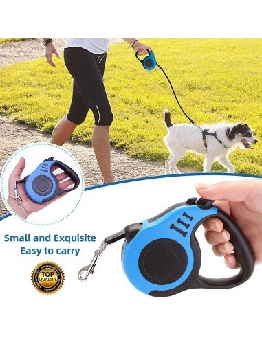 Correa Retráctil Estampada para mascotas 4.5mts Perros Max 18kg