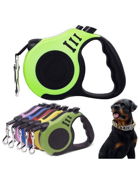 Correa Retráctil Estampada para mascotas 4.5mts Perros Max 18kg Correa Retráctil Estampada para mascotas 4.5mts Perros Max 18kg