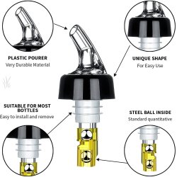Setx2 Tapas Dosificadores Dispensador Automáticos De Licor Vertedor 45mL