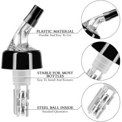 Setx2 Tapas Dosificadores Dispensador Automáticos De Licor Vertedor 45mL