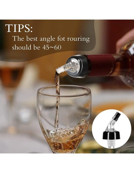 Setx2 Tapas Dosificadores Dispensador Automáticos De Licor Vertedor 45mL Setx2 Tapas Dosificadores Dispensador Automáticos De Licor Vertedor 45mL