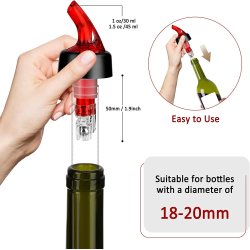 Setx2 Tapas Dosificadores Dispensador Automáticos De Licor Vertedor 45mL