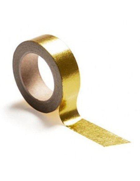 ⭐ Kit x6 Cinta adhesiva metalizada decorativa 12mm x 5mts